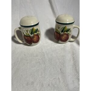 Casuals by China Pearl Apple Salt and Pepper Shakers